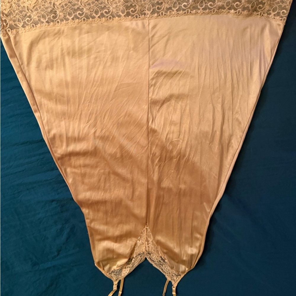 Lilly of France vintage Gold & Lace Nightgown